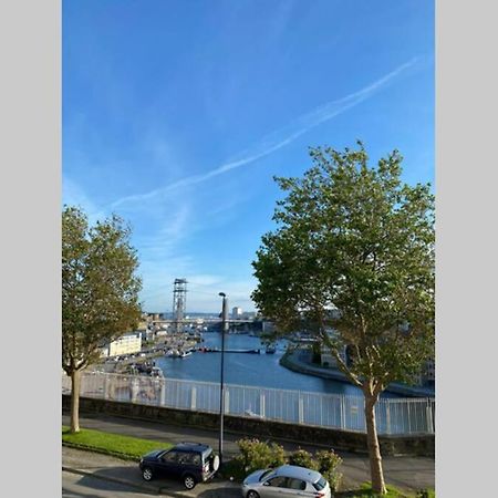 Milin : Appt 2 Ch Vue Sur Mer, Lumineux - Centre-Ville, Proche Facs, Telepherique Et Arsenal. Brest Exteriör bild